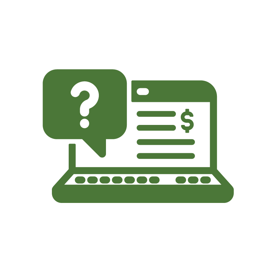 Icon of a laptop computer